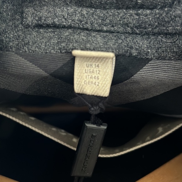 Burberry Brit Wool Coat Jacket Size 12 (EU46) - Picture 5 of 16